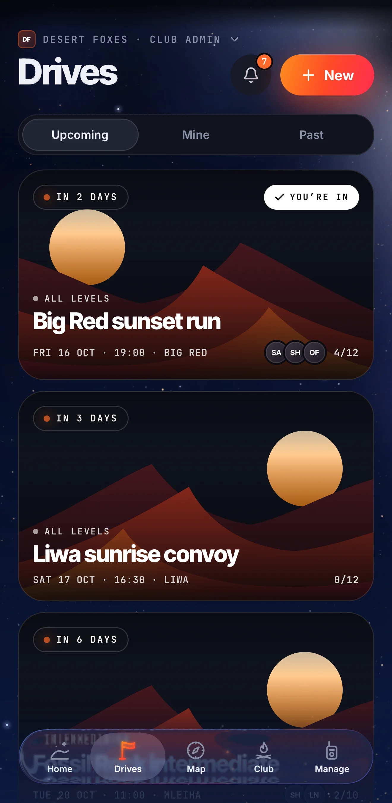 Badia · in-app screen
