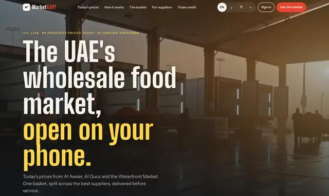 MarketKART screen