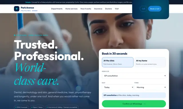 Park Avenue Polyclinic — home page
