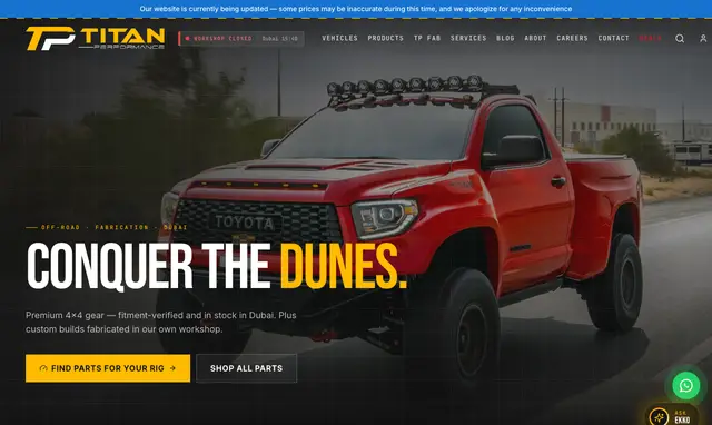 Titan Performance — home page